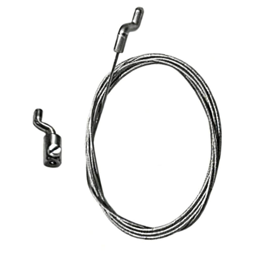 For Lawn Mower Maintenance Clutch Control Cable 1.9 Meter Lawnmower Cable Lawn Mower Adjustable Pressure Screw Smooth Operation
