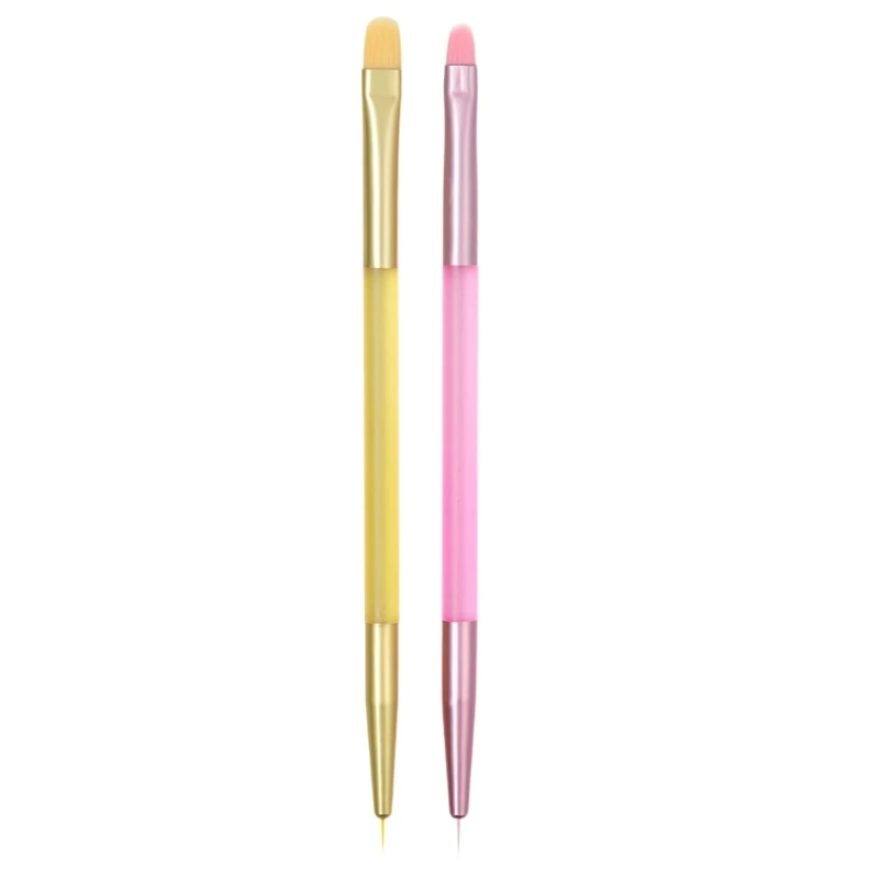 Achieve Salon Quality Nails with Double Ended Nails Art Brushes Painting Pen