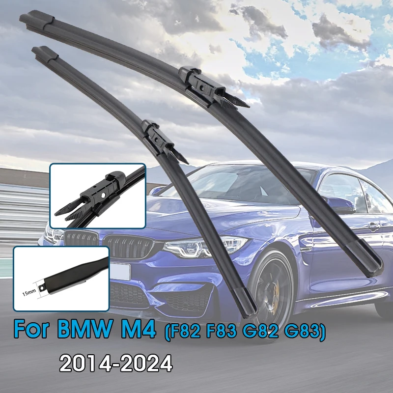 

Car Wiper Blades 24"+18" For BMW M4 F82 F83 G82 G83 2014-2024 Front Window Windscreen Windshield Wipers Auto Accessories