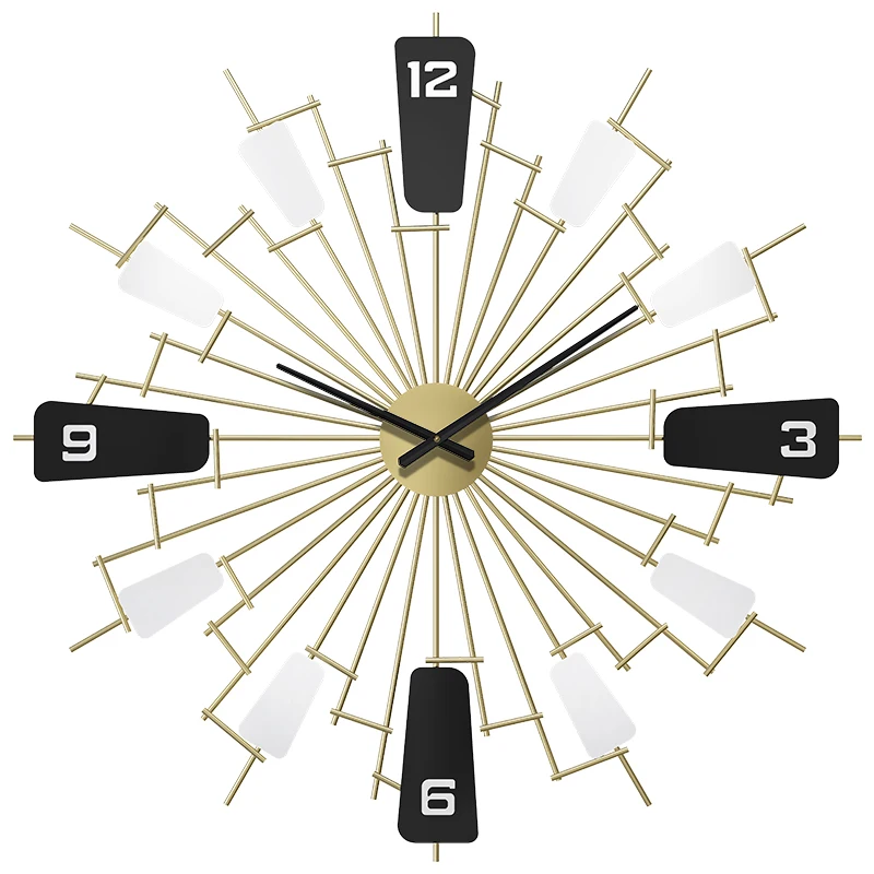 Nordic Light Luxury Wall Clock Living Room Modern Minimalist Personality Home Fashion Art Deco