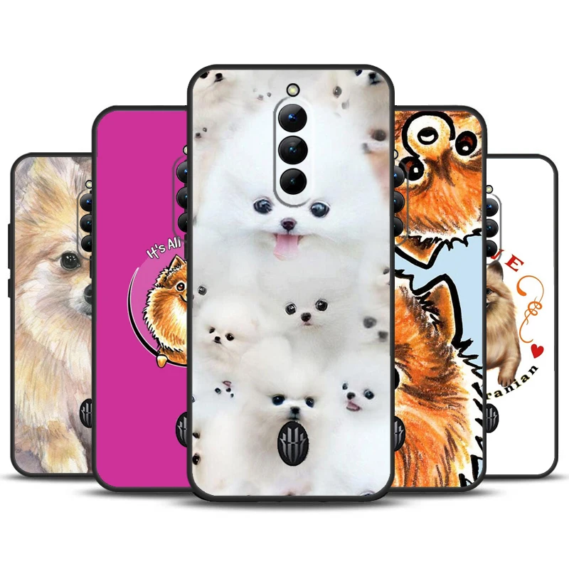 Pomeranian Watercolor Dog Case For ZTE Nubia Red Magic 8S Pro 9 Pro Plus RedMagic 8 Pro 7 7S 6 6S Pro 5S 5G 6R Cover