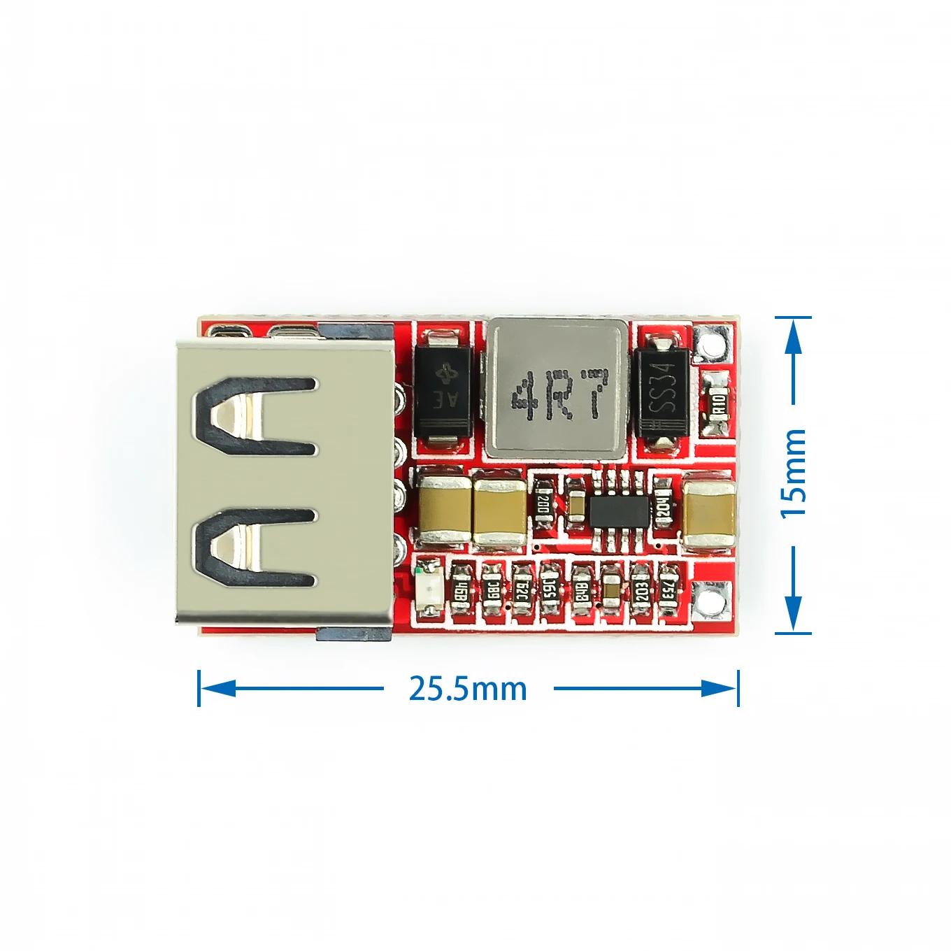 Dc 6-20V 12V/24V Naar 5V Usb Output Lader Stap Down Power Module Mini DC-DC Step Up Boost Module Power Instelbare Buck Converter