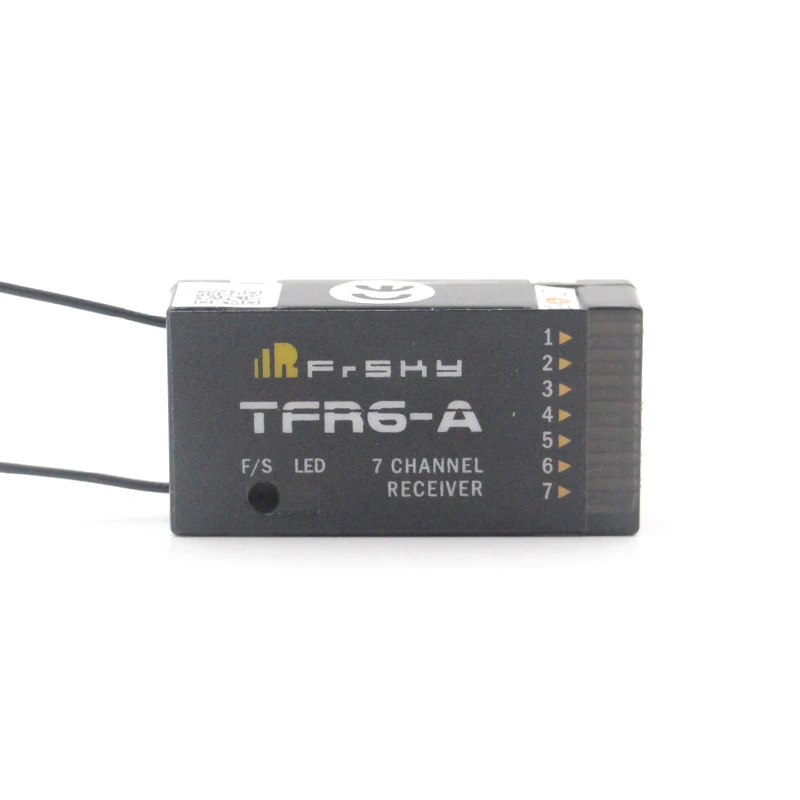 Original FrSky TFR6A TFR6-A 2.4GHz 7 Channale Receiver FASST Compatible Futaba T14SG T8FG Module For Remote Control FPV Drones