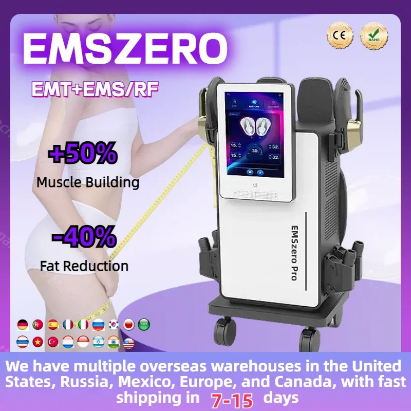 6500W 15 Tesla Body Sculpt Machine 4 uchwyty Pad miednicy Opcjonalny stymulator mięśni Ems Emszero do salonu