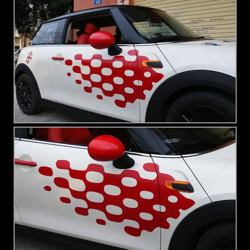 

Car Side Door Body Waist Skirt Sticker Decals Decoration For MINI Cooper S One d JCW R55 R56 R60 R61 F55 F56 F60 Car Accessories