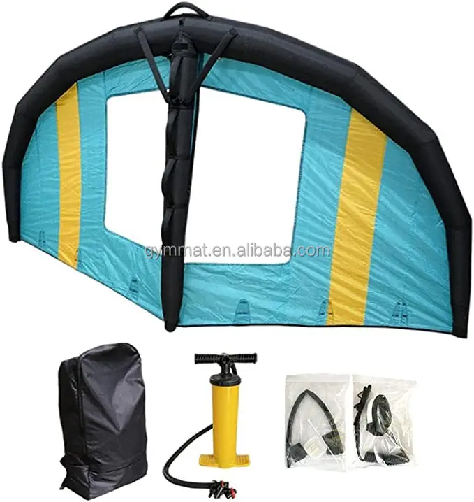 Excellent Material Surfing Wing Inflatable Foil Kite With Free Air Manual Pump For Water Sports