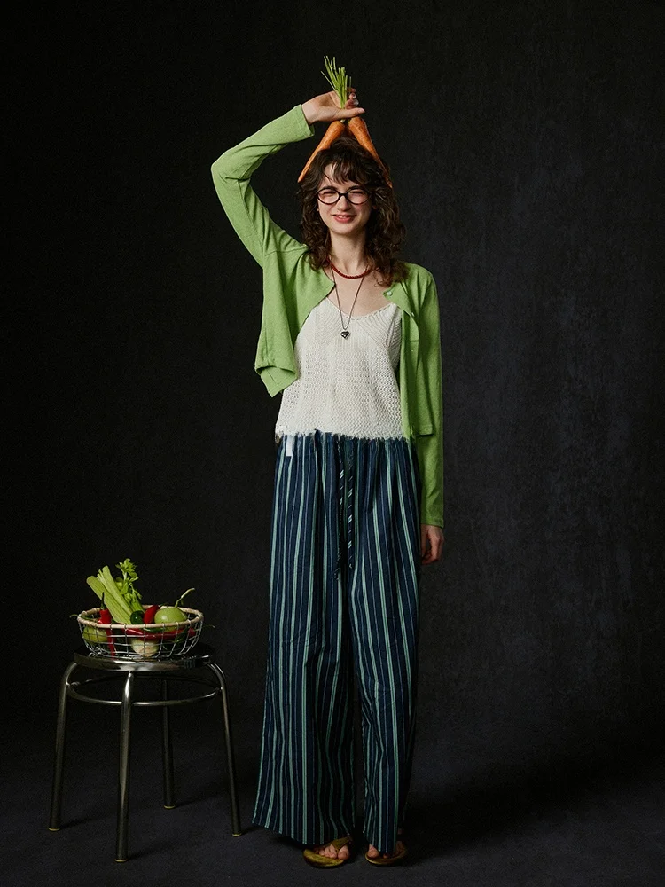 

LITLECOT, хлопковая тонкая солнцезащитная одежда, женский летний новый вязаный кардиган с длинными рукавами и одной пуговицей, открытый кардиган в стиле ретро