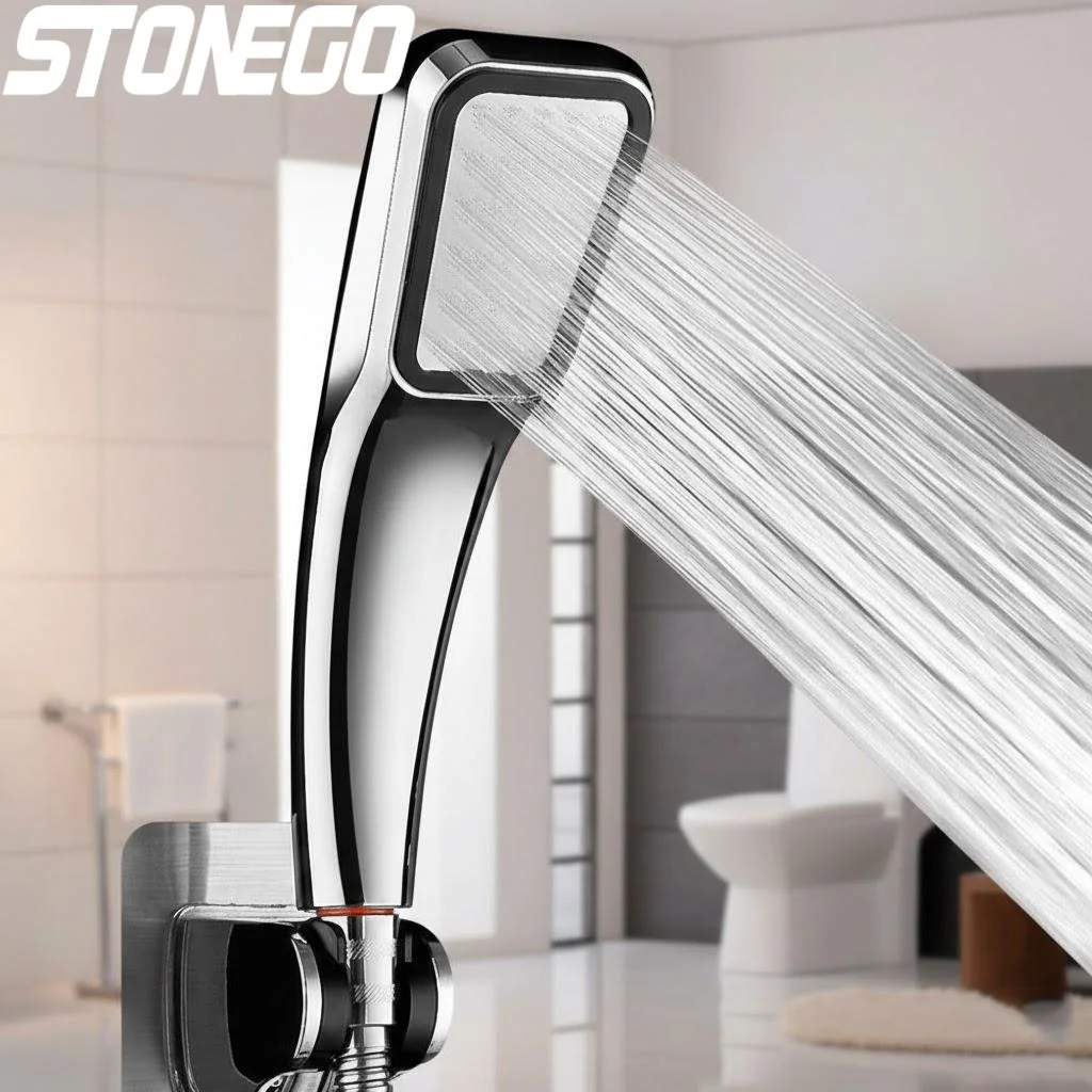 

Upgraded High Pressure 300 Holes Rainfall Shower Head Water Saving Sprayer Nozzle Bathroom Accessories