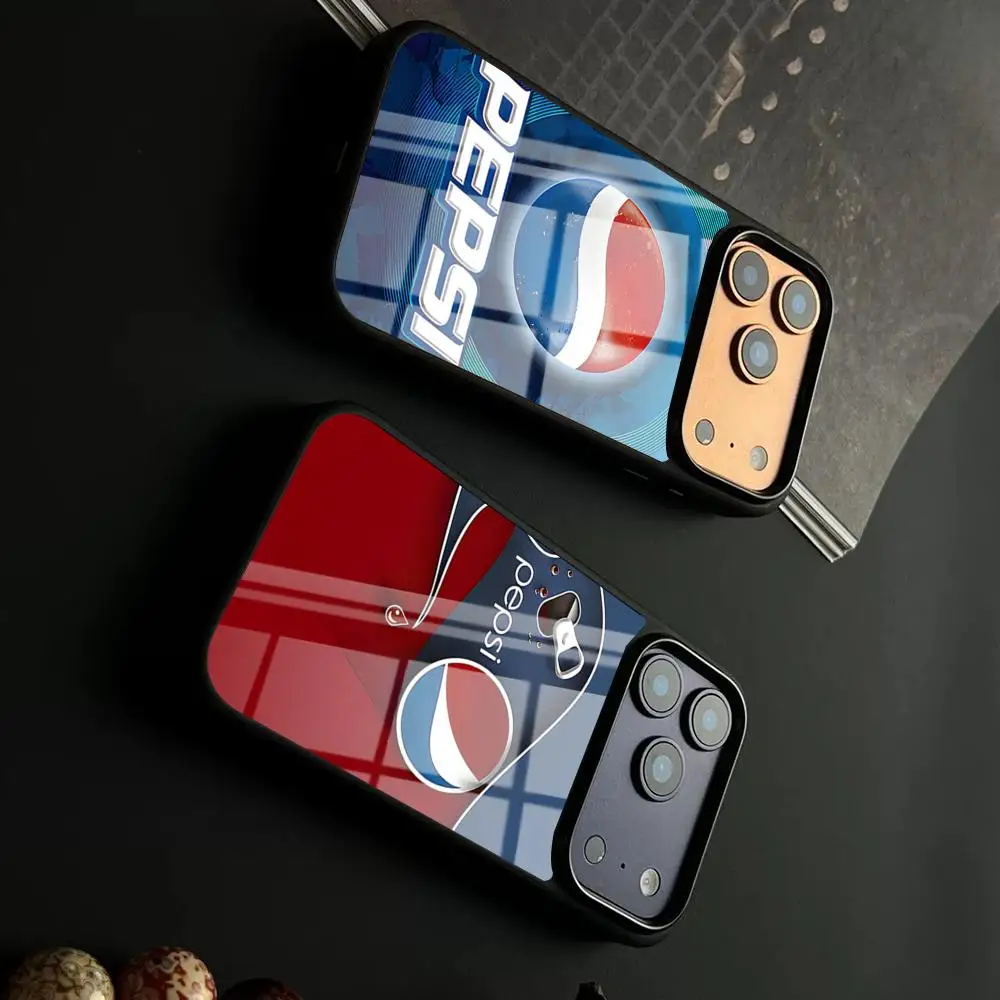 Soda Brand Art P-Pepsis Phone Case PC+TPU For IPhone17 Air 16 15 17 14 Student Pro Max 13 12 11 X XS XR Plus For Samsung S 26 24