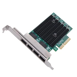 Tarjeta de red PCIe de 1/2/4 puertos, adaptador de interfaz Ethernet de 2,5 Gigabit, Chip RTL8125BG, tarjeta de red PCIe Gigabit para PC de escritorio