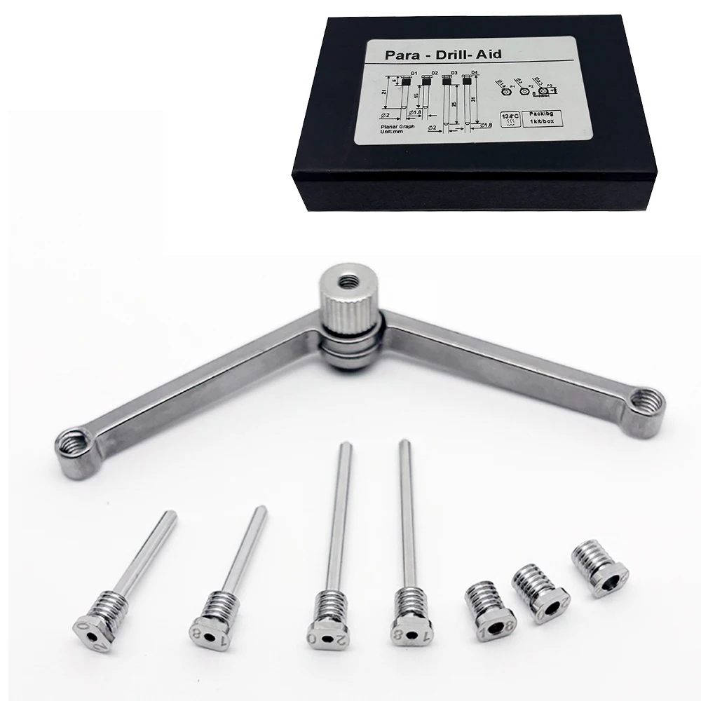 Set Dental Implant Para Drill Aid Implant Guide Tool Oral Parallel Dentistry Implantation Position Locator Dentist Instruments