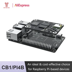 Адаптер BIGTREETECH BTT CB1 PI4B, плата для 3D-принтера, поддержка CM4, добавление Octopus V1.1 SKR MINI E3 V3.0 материнская плата VS Raspberry Pi CM4