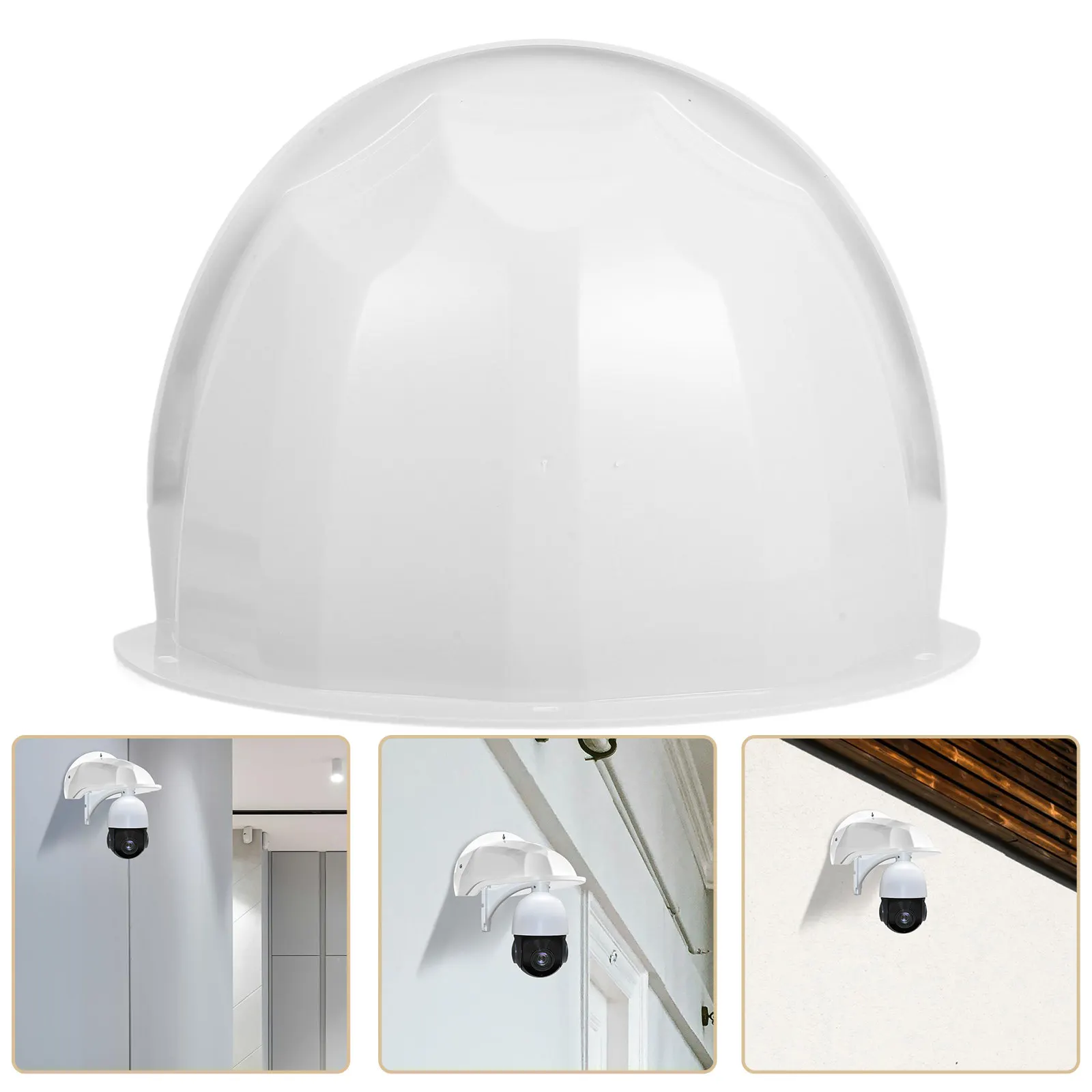 

4Pcs Outdoor Camera Cover Shield ABS Material Rainproof Sunproof Snowproof Security Camera Protector for Home Office Garden