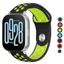 Redmi Watch 5 용 부드러운 실리콘 스트랩 Redmi Watch 5 Lite/5 액티브 팔찌 벨트 22mm 20mm 밴드 용 액티브 통기성 Correa