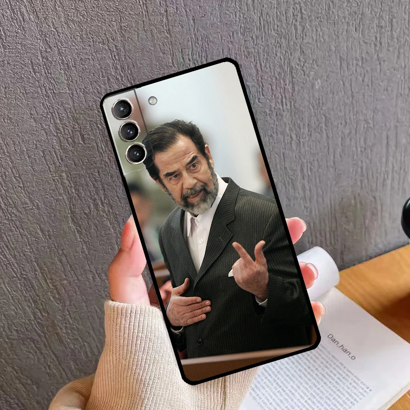 Saddam Hussein Iraq Arabic Back Case For Samsung Galaxy S23 Ultra S20 S21 FE S9 S10 Plus Note 10 20 S22 Ultra Coque