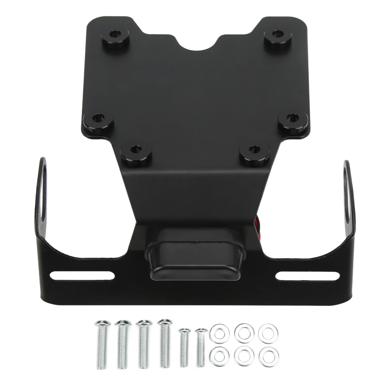 Staffa di supporto per montaggio laterale targa moto in acciaio al carbonio di ricambio per YAMAHA