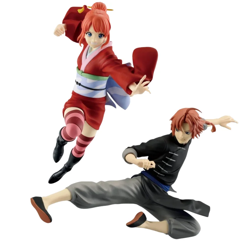 Оригинальная коллекционная фигурка BANDAI VShin Gekijouban Gintama Yoshiwara Daienjou Kagura Kamui Vibration Stars, модель из ПВХ