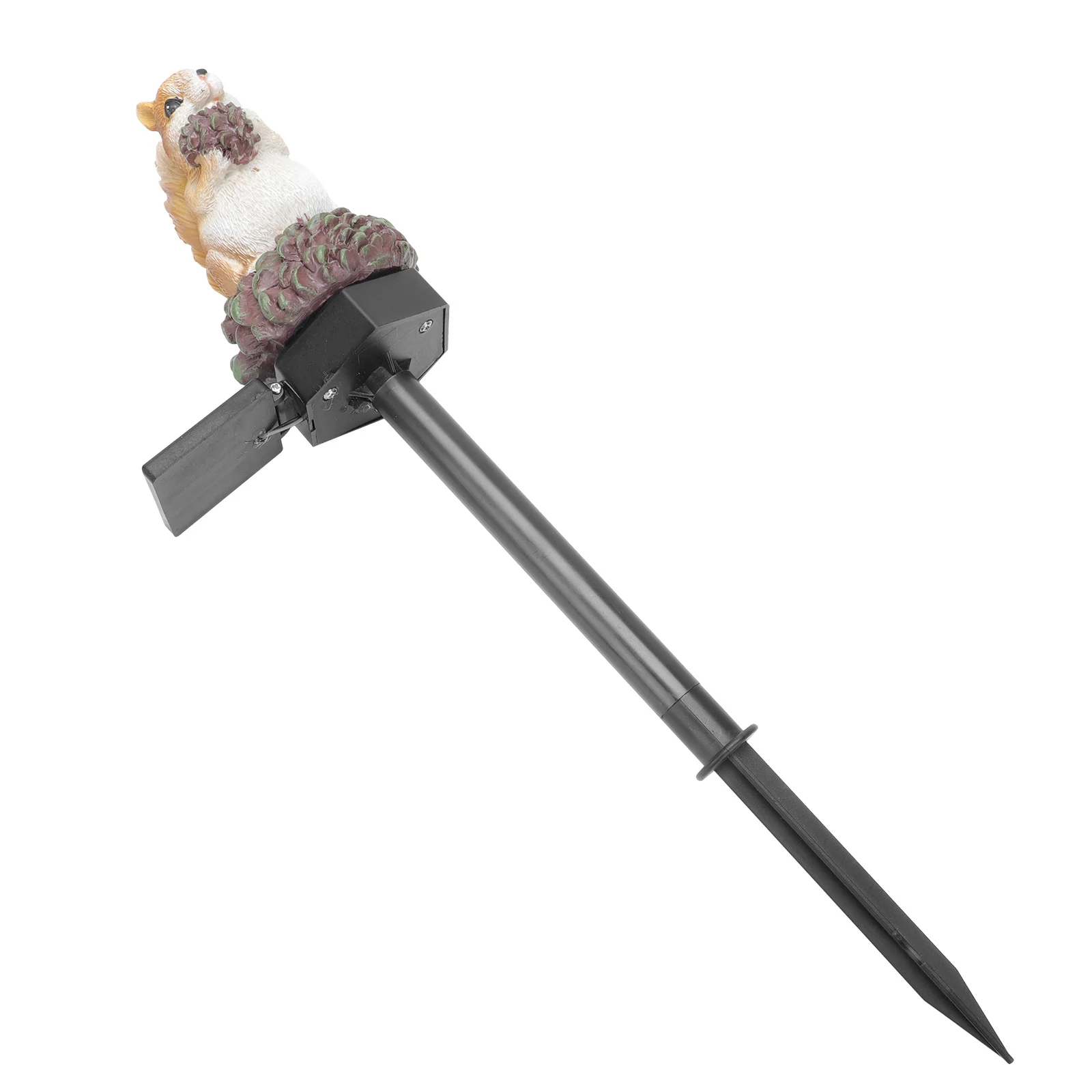 

Solar Squirrel Lamp Resin Plastic Animal Shaped Decorative Garden Light Waterproof LED Solar Energy Outdoor Use Lawn Courtyard