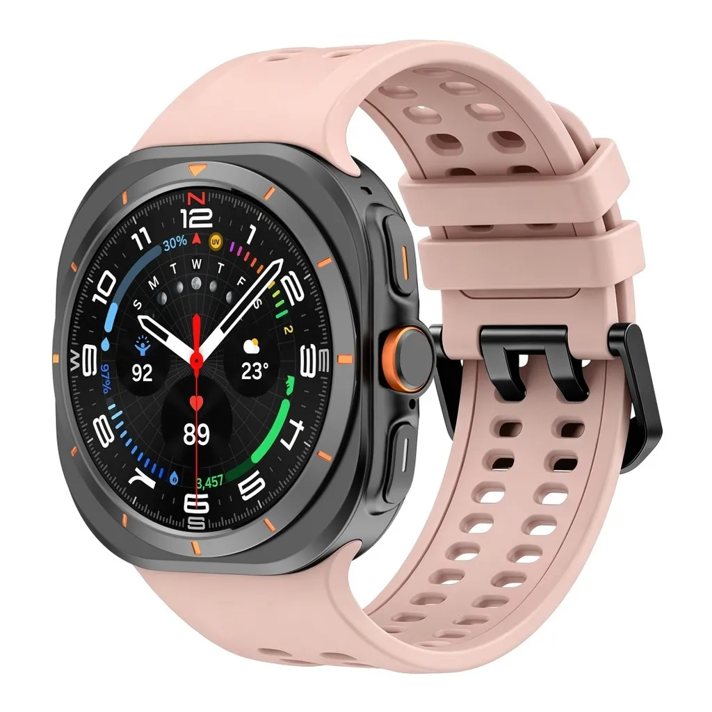 Weiche Silikonarmbänder für Samsung Galaxy Watch Ultra 1 2 47mm Marine Band für Galaxy Watch Ultra 2024 2025 2026 Atmungsaktiver Gürtel – Detail 6