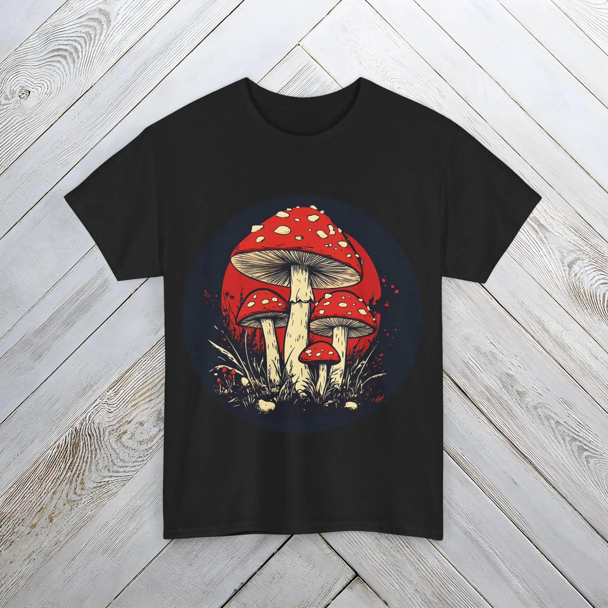 Camiseta tentadora Toadstool flor amantes de la naturaleza psicodélico UNISEX S M L 2XL 3XL 4XL 5XL