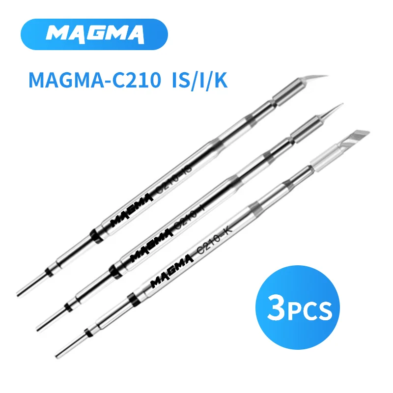 MAGMA C210 C245 C115 Soldering Iron Tips Compatible JBC Sugon Aifen Aixun Soldering Station Heating Core Solder Tips