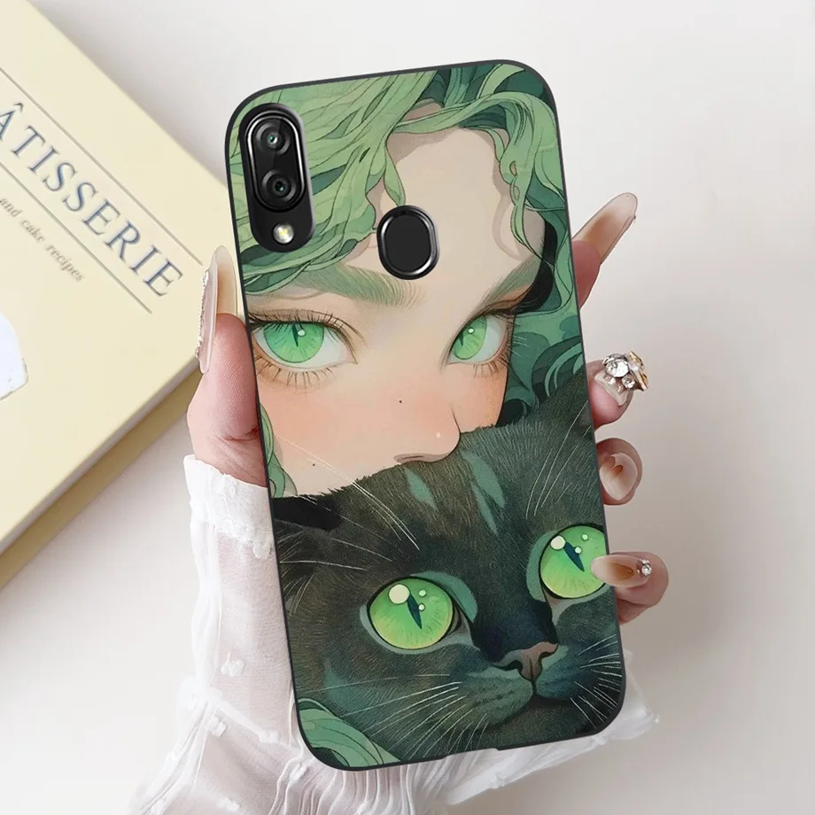For ZTE Blade V10 V10Vila Phone Case ZTE Blade A71 A51 2021 A7s 2020 Back Cover Soft Silicone Fundas Lovely Panda Rabbit Flower