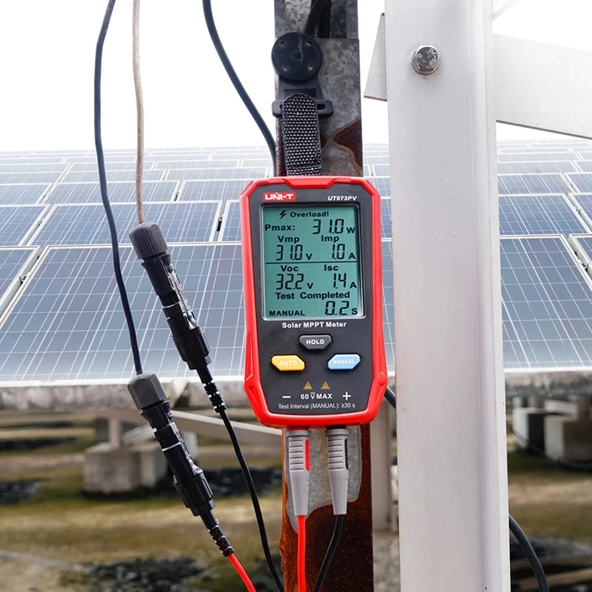 UNI-T UT673PV Photovoltaic Solar Tracker Maximum Power Tester Photovoltaic Panels Tracker Pmax Vmp Lmp Voc Lsc Multi Tester