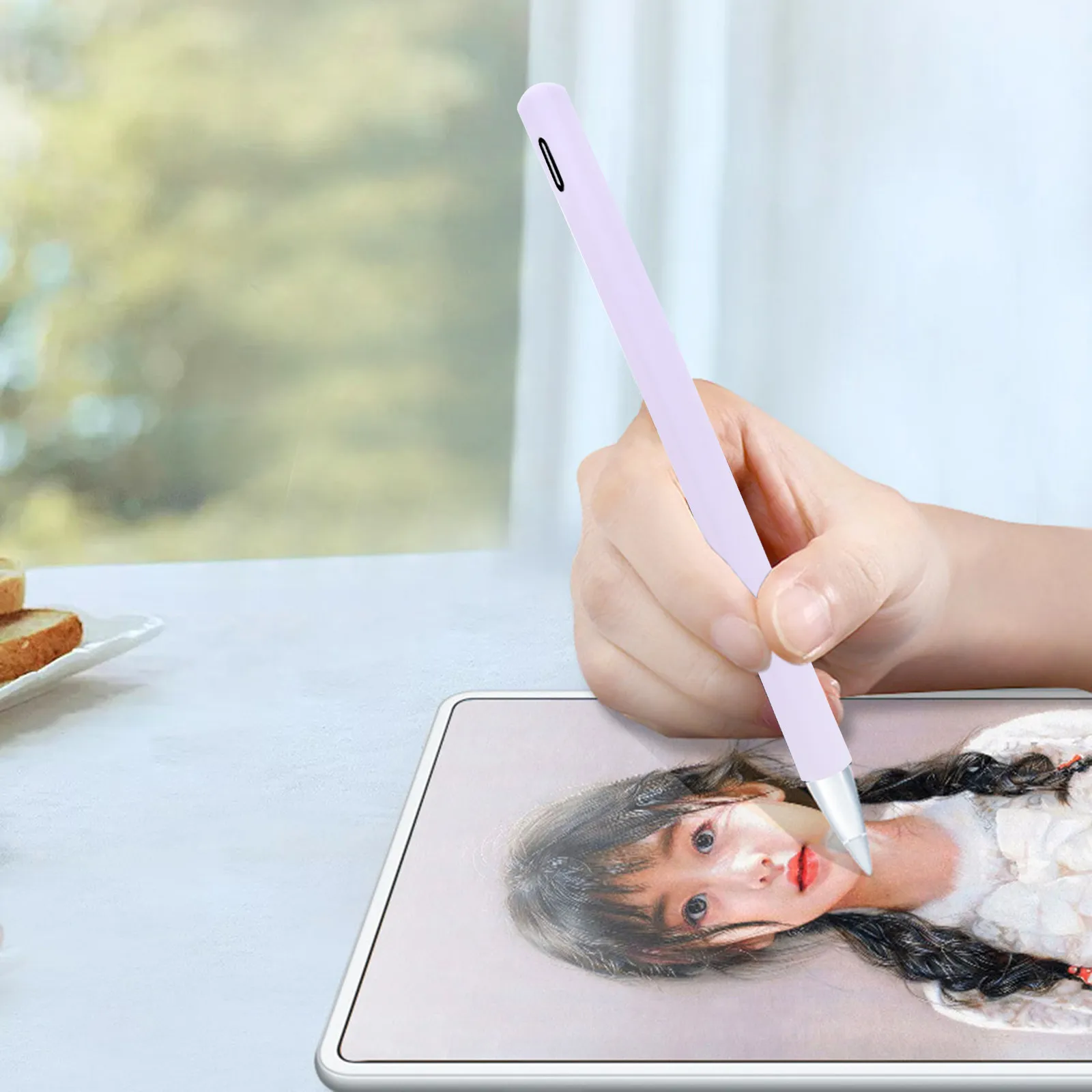 

1 шт. силиконовый чехол для стилуса, противоударный, с защитой от падений, удобный захват, защита наконечника для карандаша