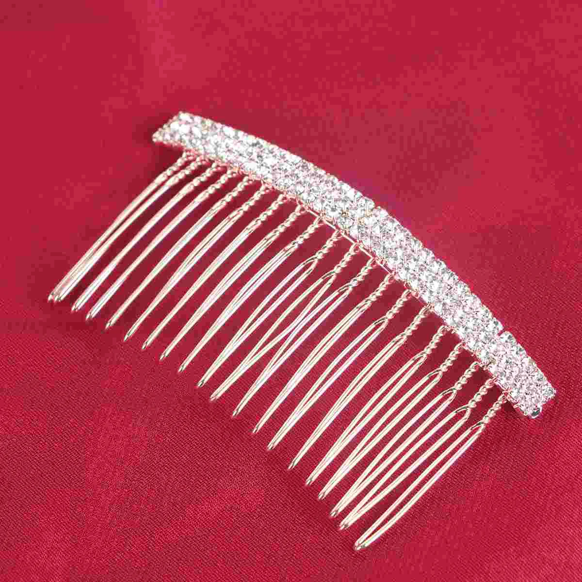 

Invisible Hairpins Barrettes Accessories Creative Rhinestone Headdress Comb Bang Wedding