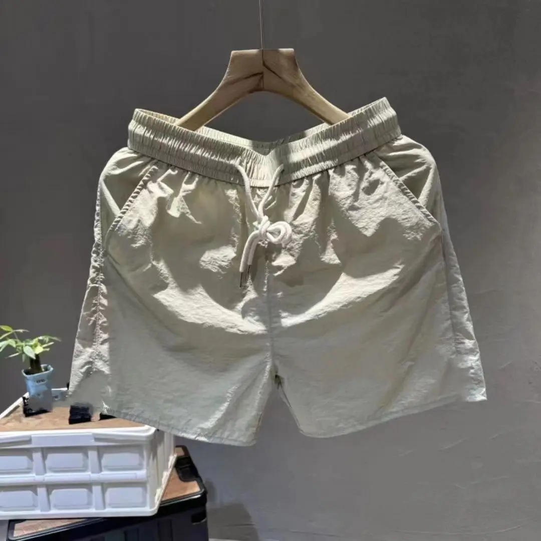 ファッションブランド夏のスリークォーターパンツショートパンツ男の子用速乾性通気性カジュアルルーズ薄いスタイル固体トレンディなブランド