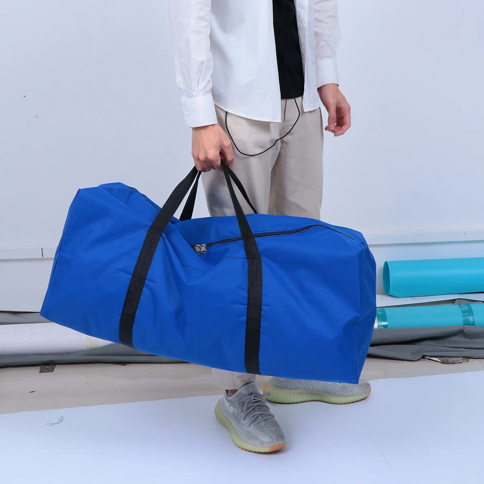 

Outdoor Storage Bag Camping Pouch Tent Oxford Cloth Travel Tote Bags Backpack Case Men's