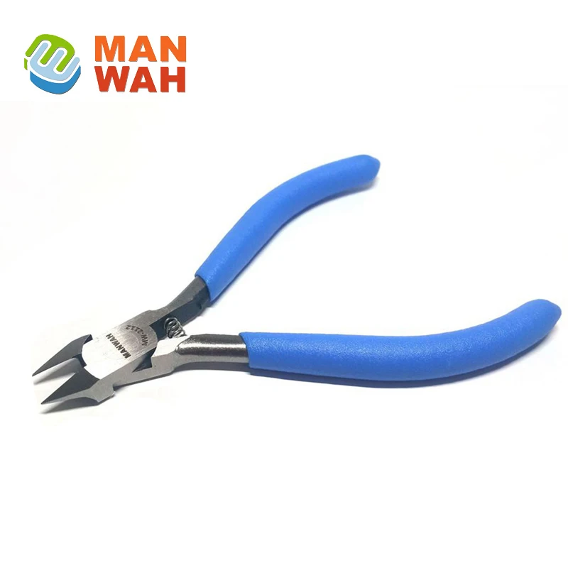 MANWAH MW-2112 Thin Blade Model Diagonal Pliers Single Blade Premium Nipper for Plastic Cutting Nippers Modeling Craft Tools