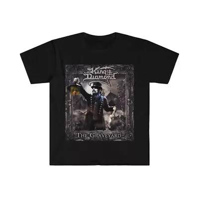 Unisex Soft Cotton T-Shirt. King Diamond. Mercyful Fate. Graveyard