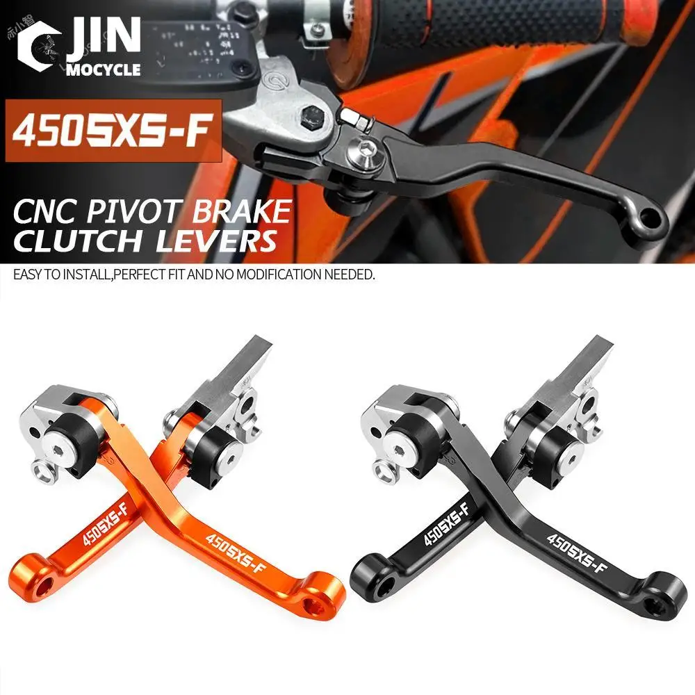 

For K-T-M 450SXSF SXS 2005 2006 2007 2008 450 SXT Motorcycle Foldable Pivot DirtBike Brake Clutch Levers Cable Lever Handle Part