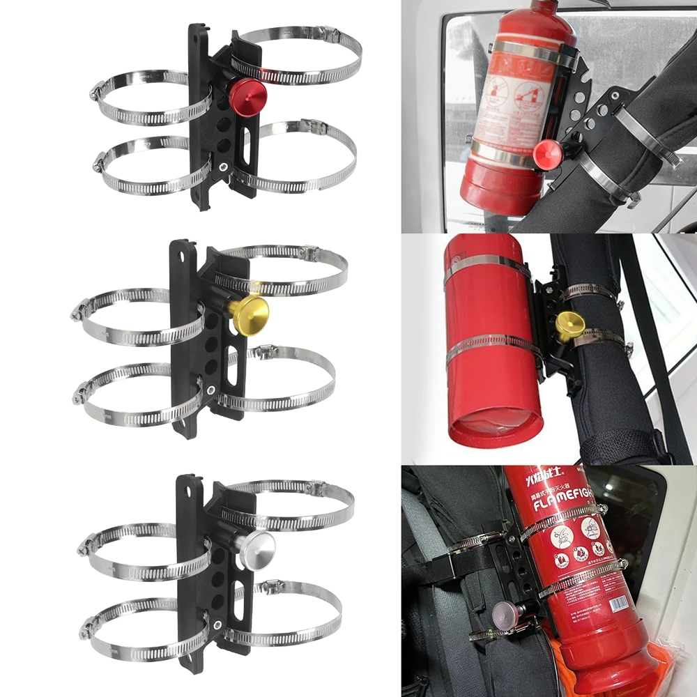 Soporte de Montaje para Extintor de Coche, Ajustable, Compatible con Jeep Wrangler Sport/JK/Sahara, Accesorios Universales para Coche