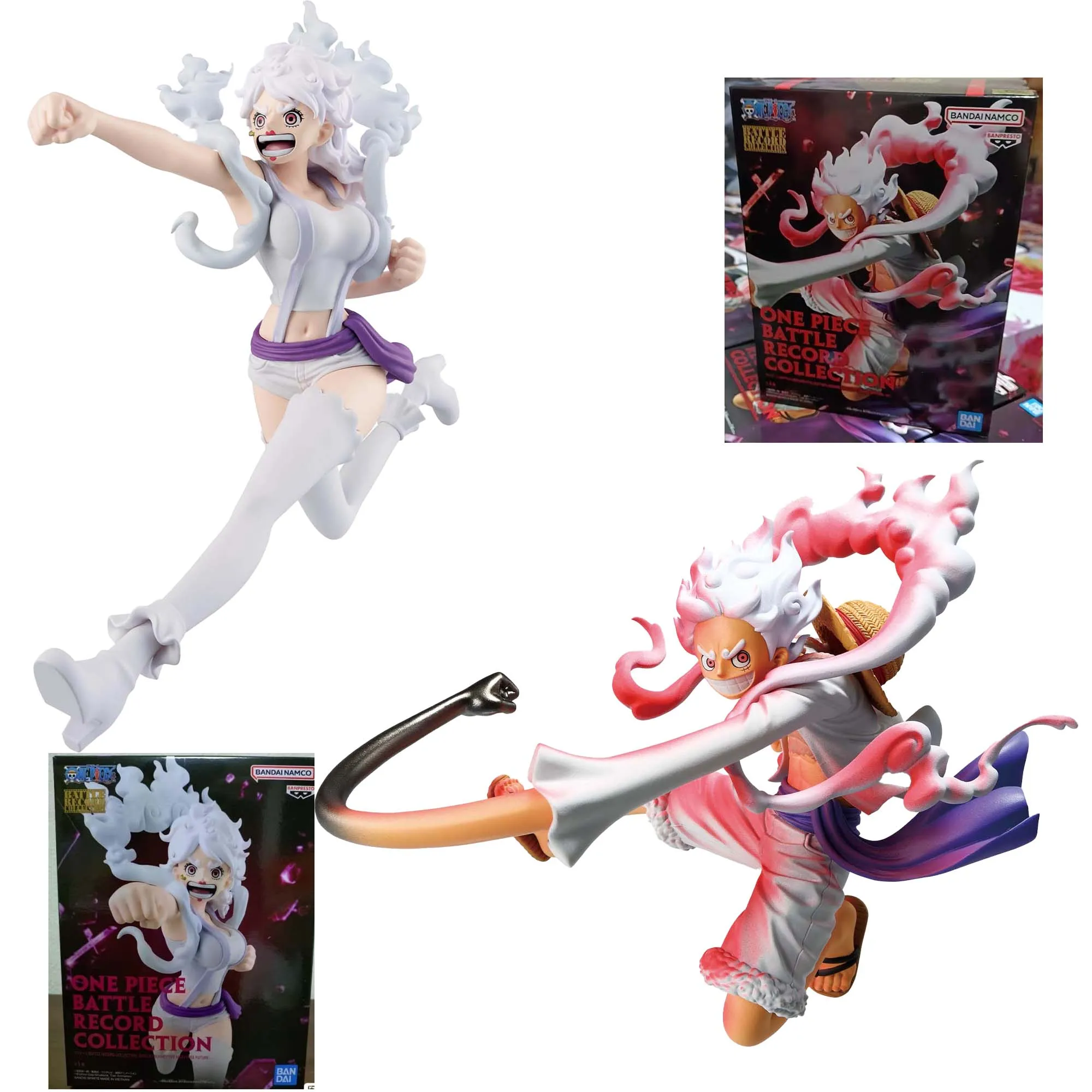 

BANDAI One Piece BATTLE Grandista-JEWELRY.BONNEY- RECORD COLLECTION - MONKEY D. LUFFY GEAR 5 SPECIAL ver. Figure Model