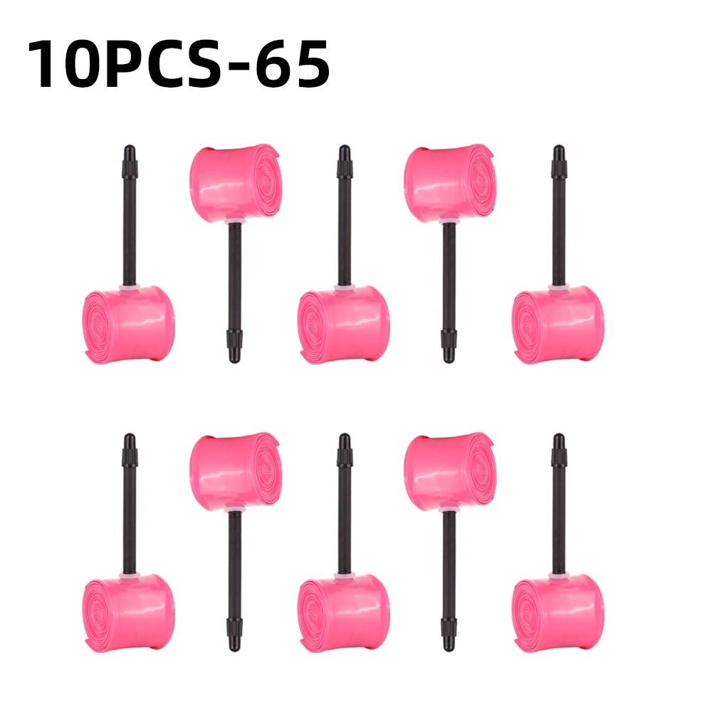 10 Stück Ultraleichte Fahrrad-TPU-Schläuche 700X23/25/28/32C Rennrad-TPU-Material Reifen 45mm/65mm/85mm Länge Französisches Ventil MTB