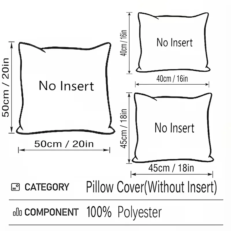4Pcs Corduroy Striped Solid Color Boho Throw Pillow Cases, Hidden Zipper Cushion Covers for Home Hotel, Without Pillow Insert