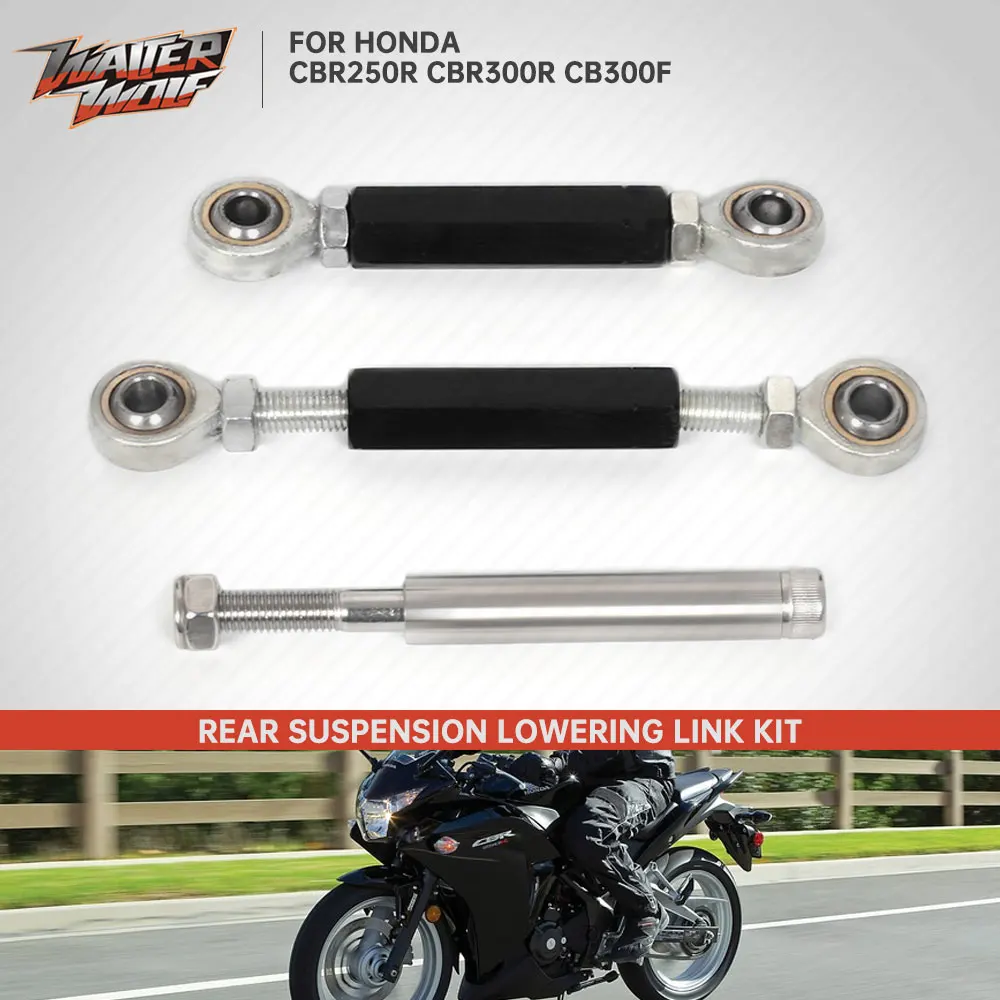 دراجة نارية قابل للتعديل تعليق وسادة قطرة الربط لهوندا CB300F CBR250R CBR300R CB CBR 300R 250R 300F خفض ربط عدة #1