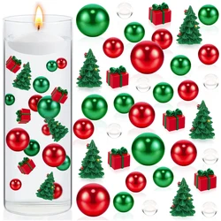 Christmas vase filling used for vase filling hydrogel beads candle  decoration used for Christmas family table party decoration