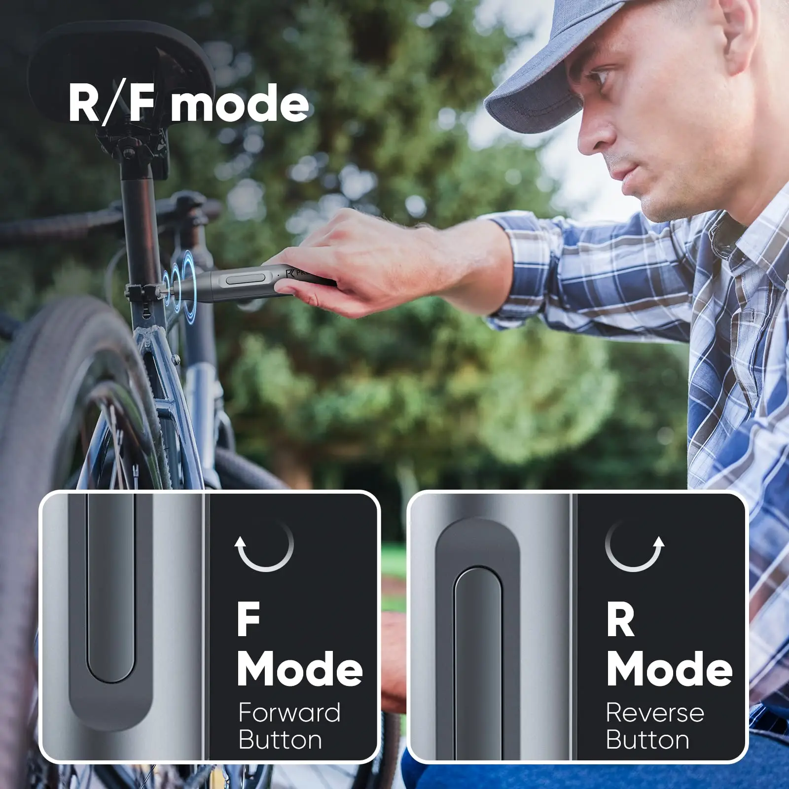 CreationSpace Mini ไขควงไฟฟ้าชุด Precision ไขควงไฟฟ้า 10 Magnetic Bits แบบพกพาชุดซ่อมเครื่องมือ