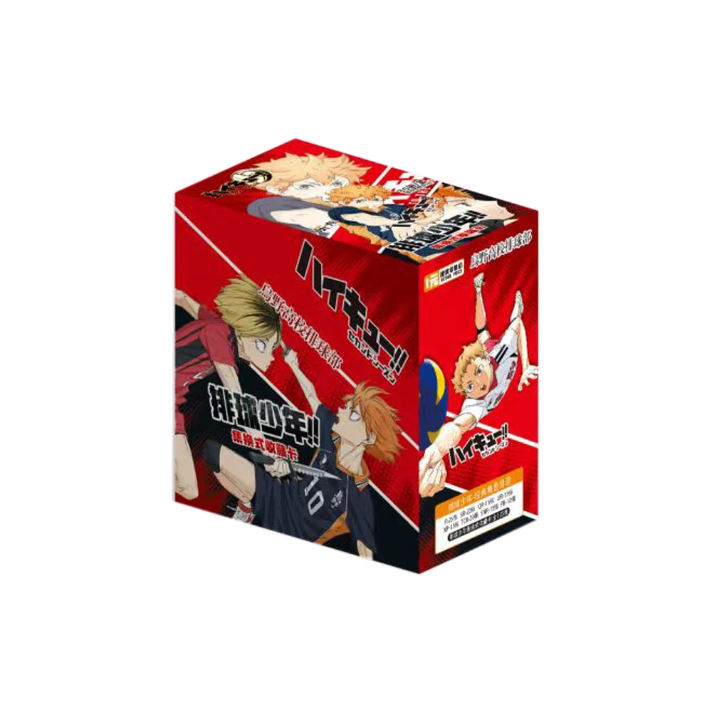 Tarjeta de colección Haikyuu, Anime japonés Kageyama Kgym Cityboy, caja de refuerzo, regalo para pasatiempos, fiesta, novedad de 2024