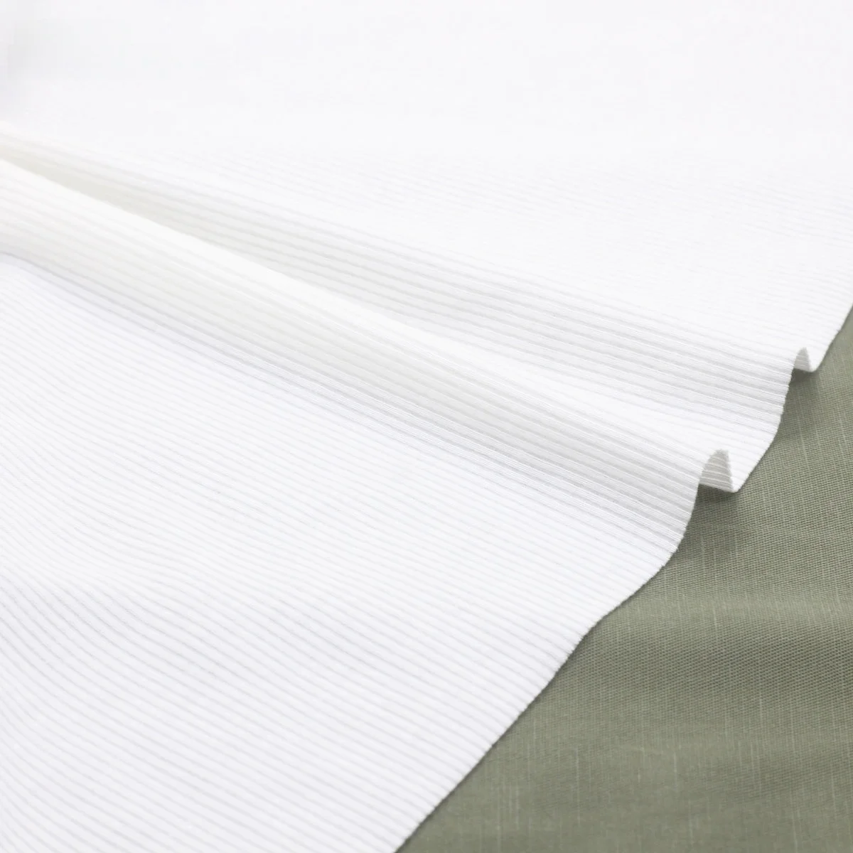 

230gsm Milk White Ribbed Fabric for Baby Clothes DIY Handmade Sewing Crt Rib Knit Fabric Neline Sve Cuff Material