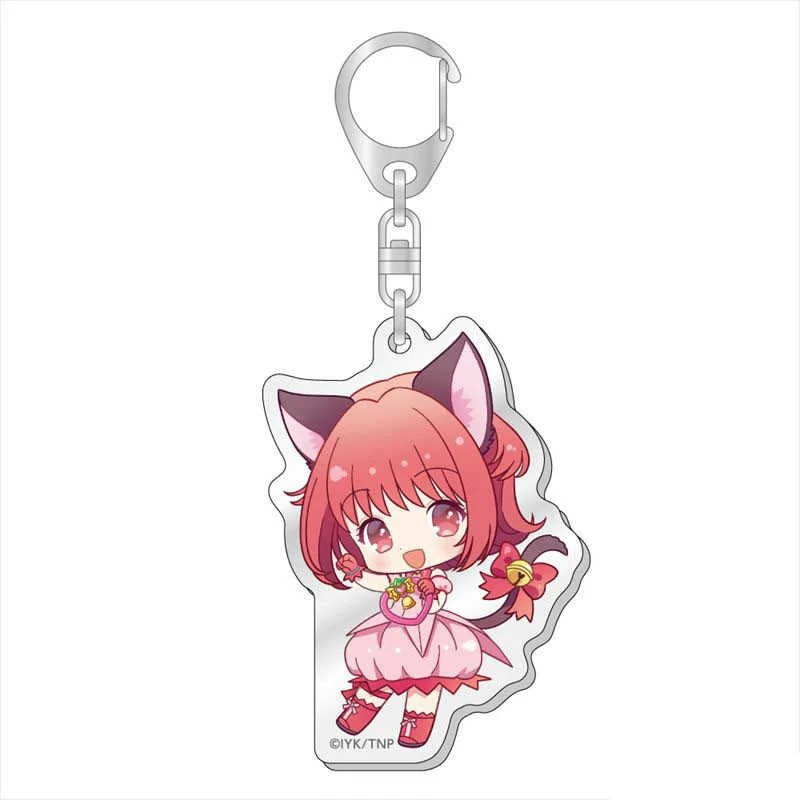 Anime Fans Gifts Tokyo Mew Mew New Trading Kirakira Acrylic Keychain Ornament Sign Prop Collection About 6cm