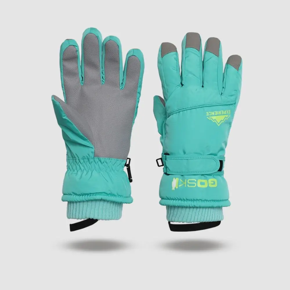

Elastic Keep Warm Snowboard Gloves Touch Screen Windproof Skiing Gloves Waterproof Thicken Full Finger Mittens Female/Girls