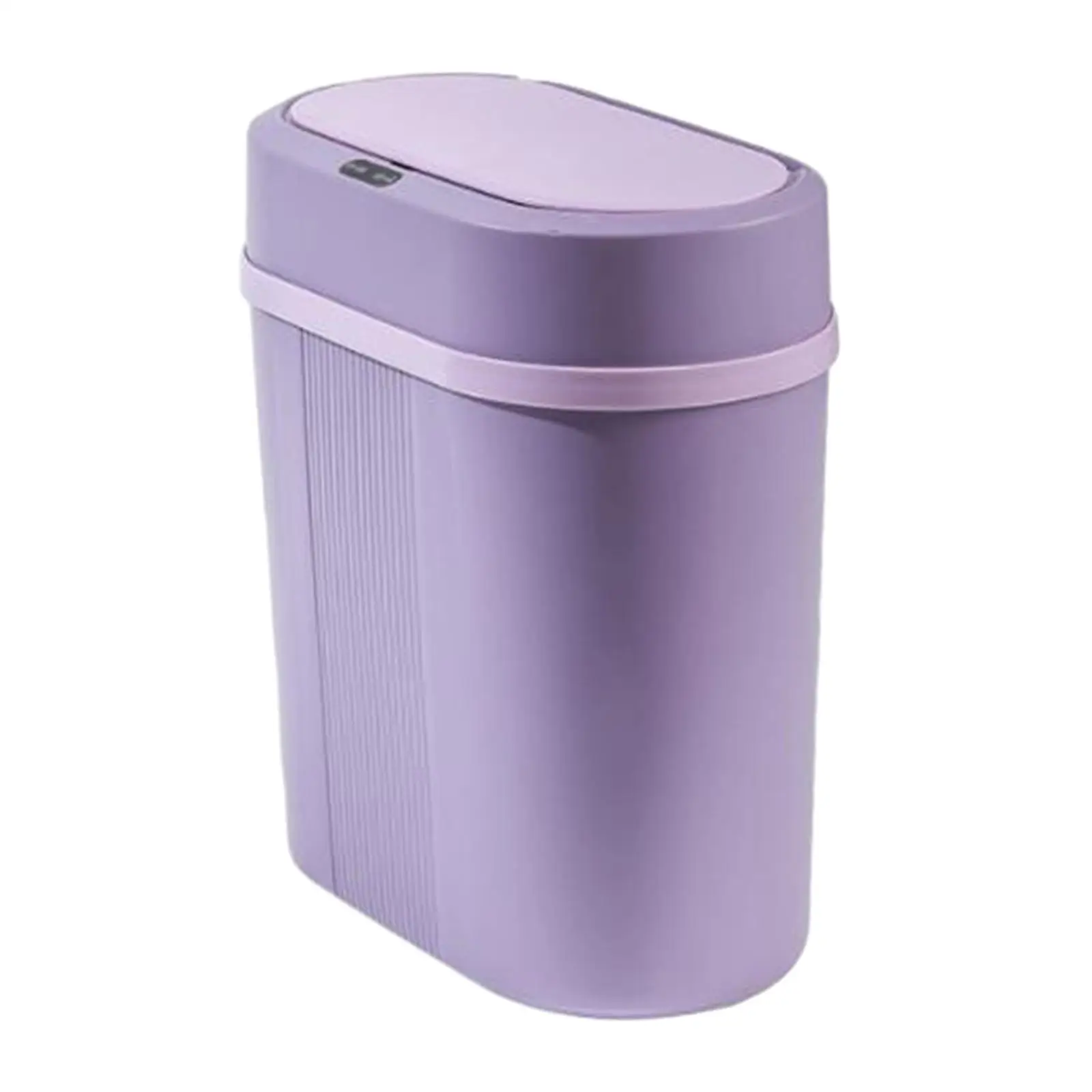 Bathroom Trash Can Waste Basket Space Saving Rubbish Bin Smart Trash Bin for Kitchen Bathroom Toilet Laundry Living Room