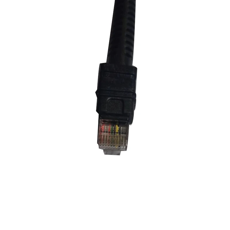 12V 6.5FT RS232 Serial Straight Cable For Zebra LI3608 LI3678 DS3608 DS3678 Barcode Scanner 2M Data Cable