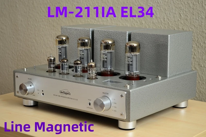 

New Line Magnetic LM-211IA EL34 Push Pull Merge Power Amplifier Biliary Merge Amplification