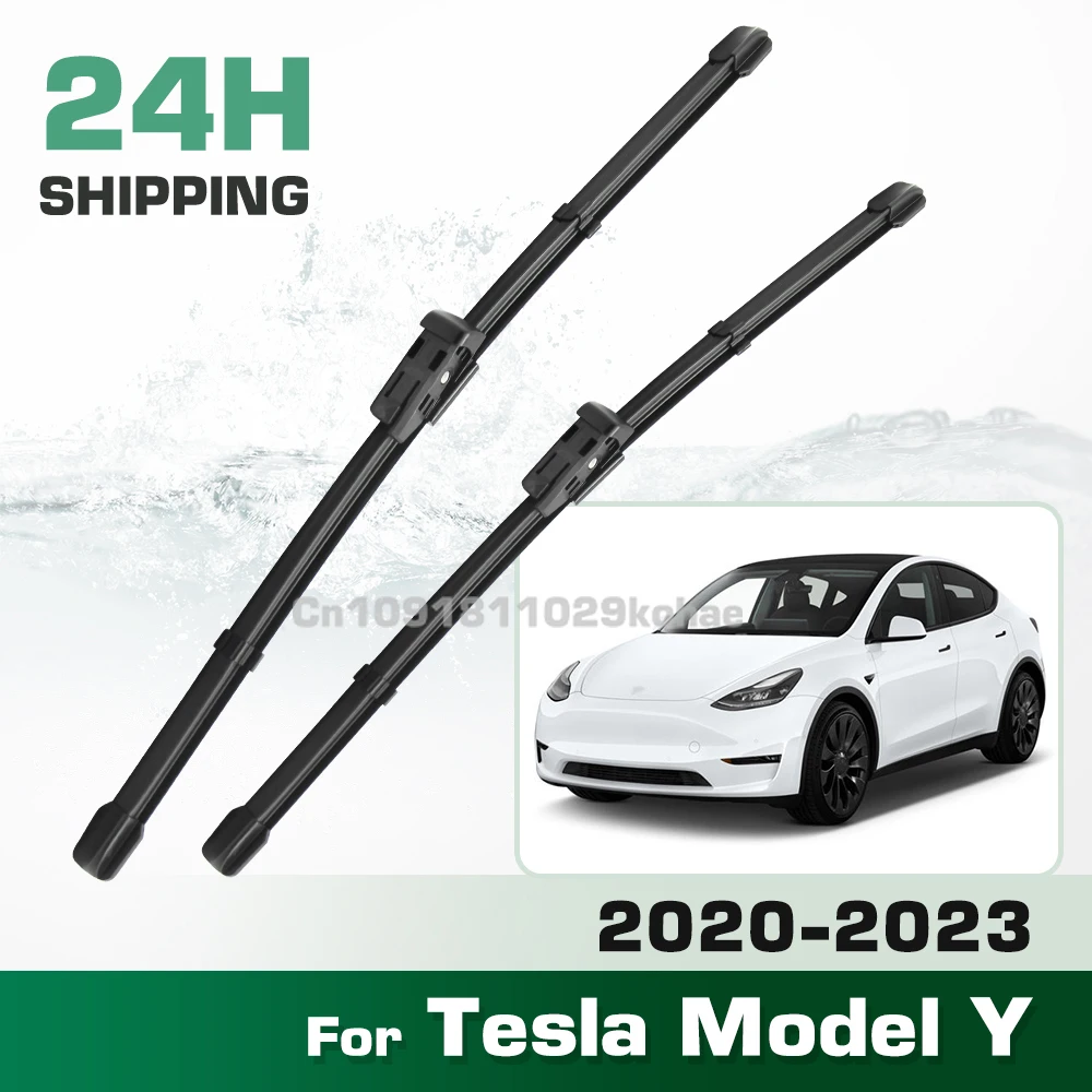 

GREATROAD Wiper LHD&RHD Front Wiper Blades Set For Tesla Model Y 2020 - 2023 Windshield Windscreen Window Brush 26"+19"