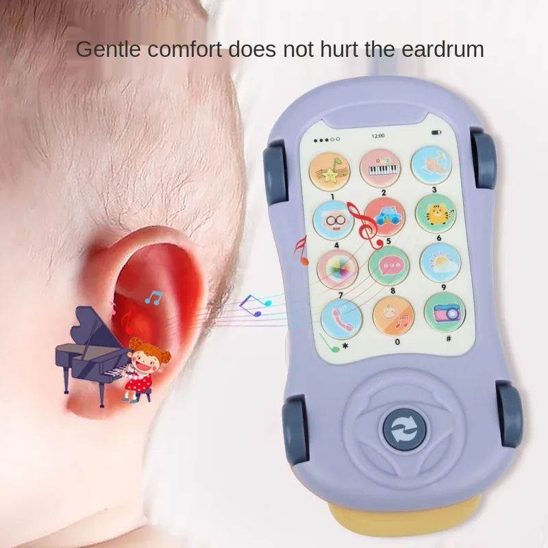 Kinderen Muziek Mobiele Telefoon Model Baby Speelgoed Auto Comfort Vroege Educatie Ster Sky Light Projectie Simulatie Verhaalmachine